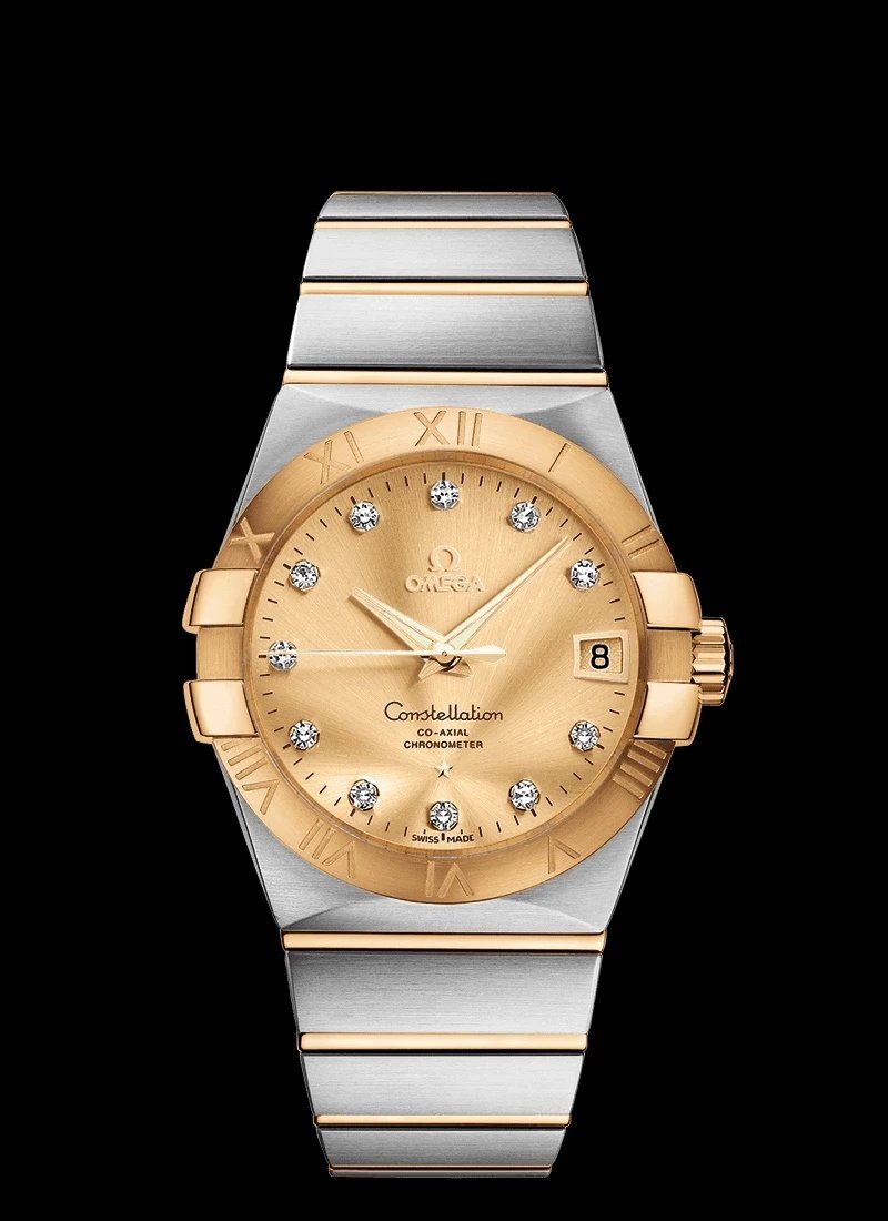 3S厂欧米茄星座系列123.20.38.21.08.001间黄金金面机械38mm顶级复刻手表