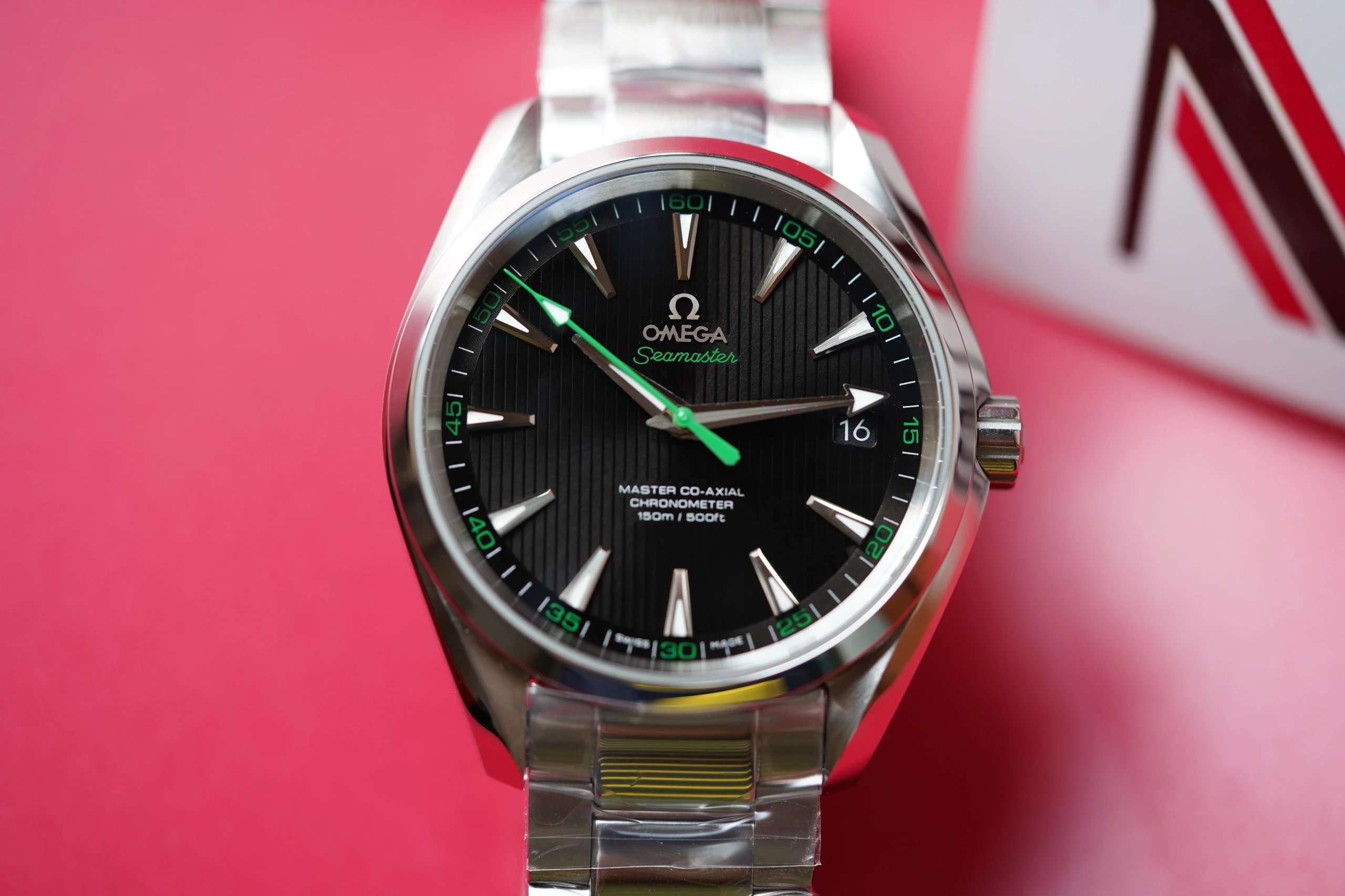 VS厂欧米茄海马150系列231.10.42.21.01.004黑面绿针顶级复刻手表
