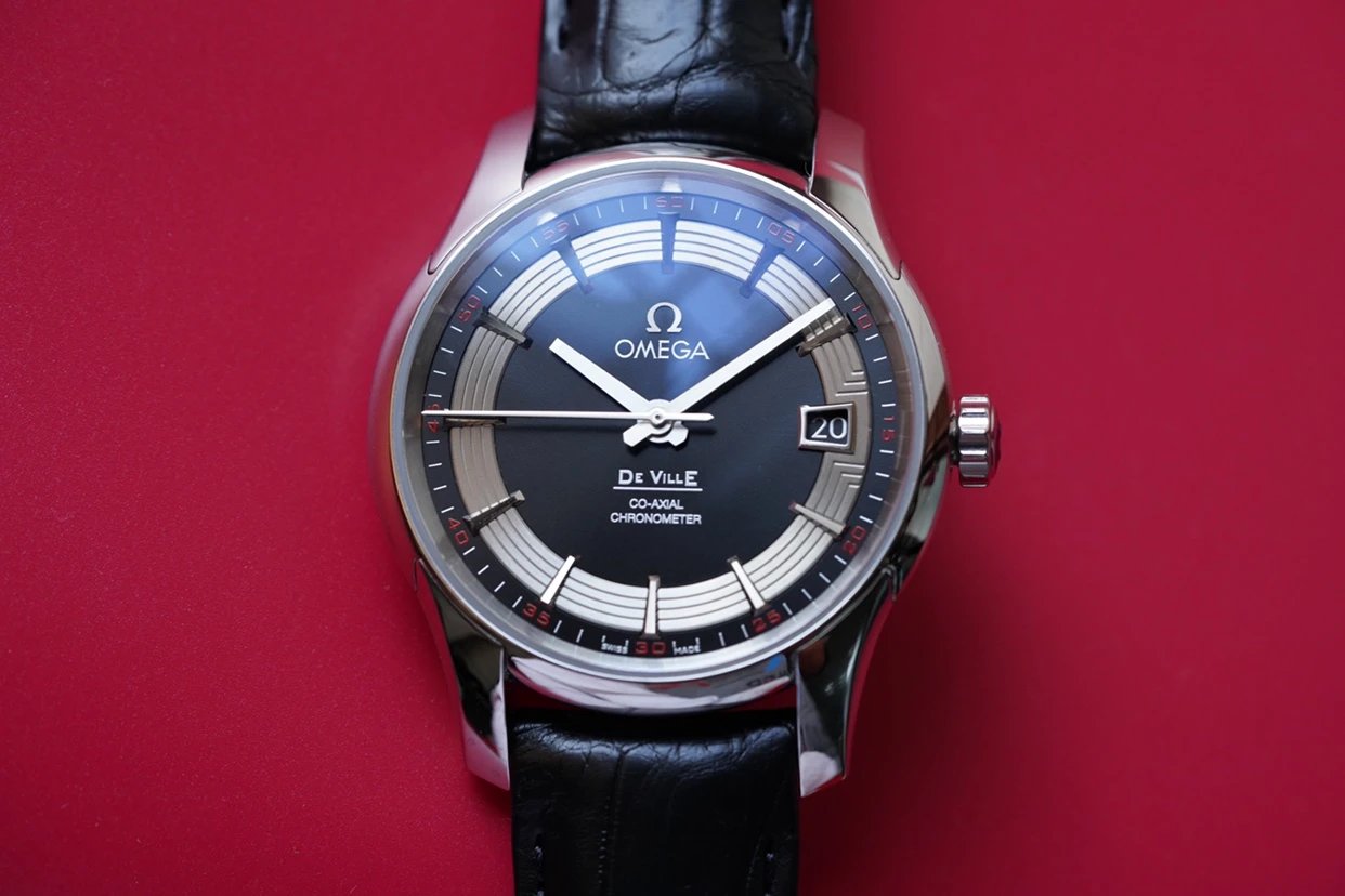 VS厂欧米茄碟飞系列431.33.41.21.01.001黑盘男士机械表皮带顶级复刻手表