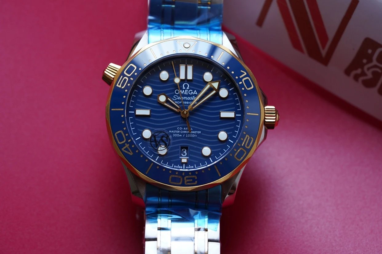 VS厂欧米茄海马300米系列210.20.42.20.03.001间黄金顶级复刻手表